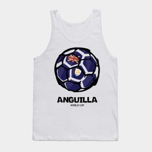 Anguilla Football Country Flag Tank Top